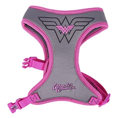 Image of CERDÁ LIFE&#039;S LITTLE MOMENTS For Fan Pets Wonder Woman M L Dog Harness Officially Licensed DC Comics
