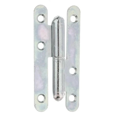 Image of Gah Alberts Paris 341275 Hinge Remover Left Raw Steel Length 90 mm Width 45 Material Thickness 2.5 Blue Galvanised