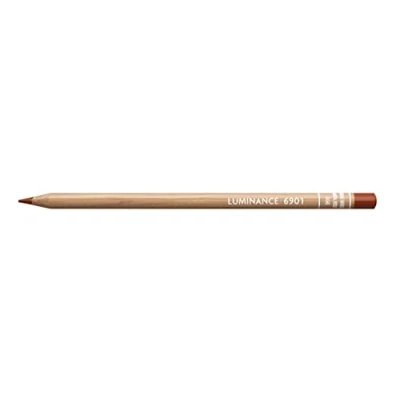 Image of Caran d&#039;Ache Luminance 6901.065 Colour Pencil Artist Colouring Pencils, Pack of 3, Colour: 065 Russet