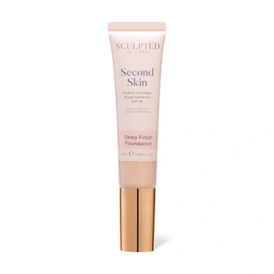 Image of Second Skin Dewy Liquid Mineral Foundation from Sculpted by Aimee (Light Plus 3.5) 32ml Cruelty Free, Vegan Face for Medium Coverage with SPF 50