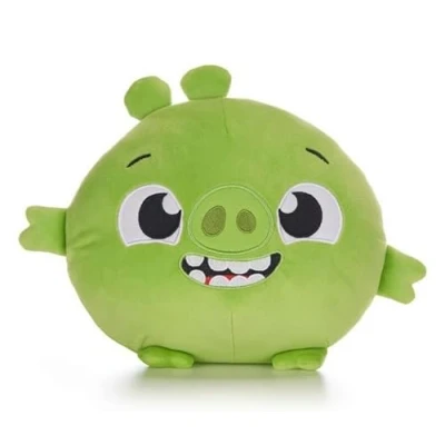 Image of UKToyworld Green Pig Soft Toy 10 Inch Angry Bird Plush Squashy 25cm Podige