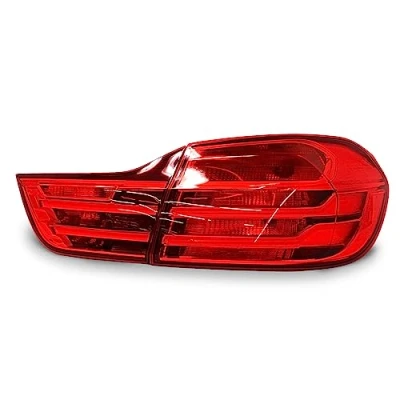 Image of Rear Lights Film Set Sticker Tint Taillights Tailored Car (Red (C043))