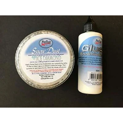 Image of Pinflair Snow Dust, Ice Diamond &amp; Glue it Bundle