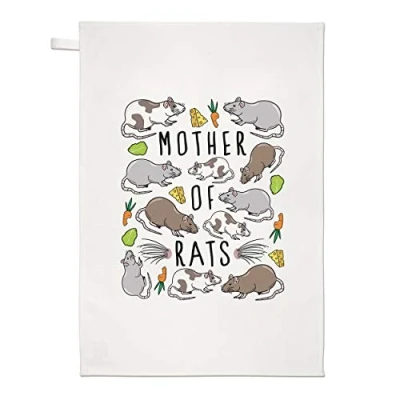 Image of Mother of Rats Tea Towel Dish Cloth