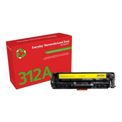 Image of Everyday by Xerox Yellow Toner compatible with HP 312A (CF382A), Standard Capacity