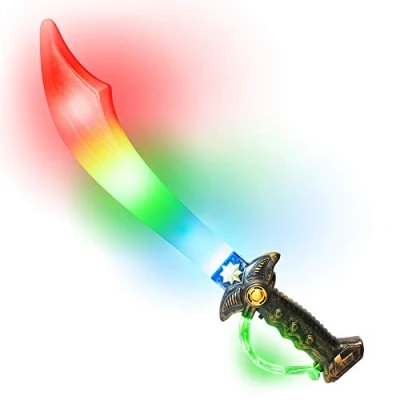Image of The Glow Company Light Up Flashing Pirate Sword Cutlass