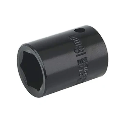 Image of Sealey Premier Impact Socket 18mm 1/2&quot;Sq Drive