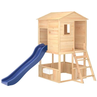 Image of vidaXL Outdoor Playset Solid Wood Fir