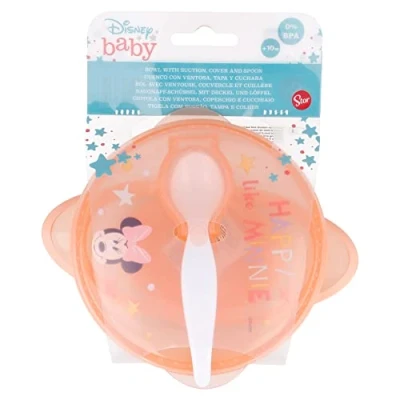 Image of Stor Bowl Anti FUELCO with Cover and Spoon Minnie Indigo Dreams, Estándar