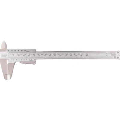 Image of Mitutoyo MIT531 128 High Accuracy Vernier Caliper with Thumb Grip, 0mm 150mm/0&quot; 6&quot; Range