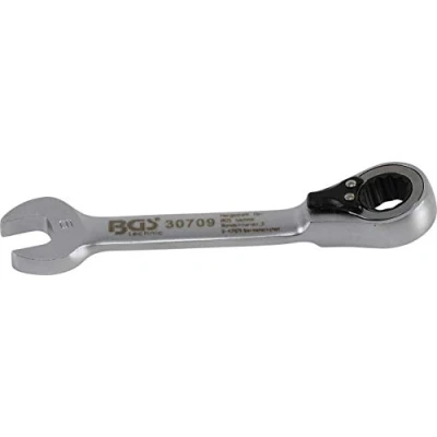 Image of BGS 30709 Ratchet Combination Wrench short reversible 9 mm