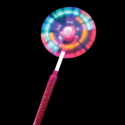 Image of WS Accessories Swivel Fan Wand Light Sensory Toy [Red]