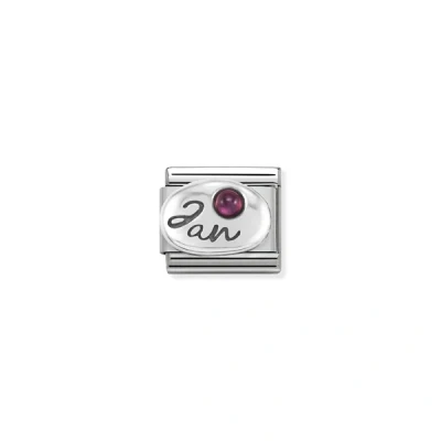 Image of Nomination January Garnet Birthstone Charm