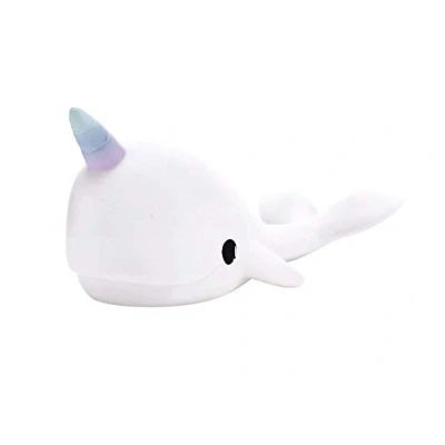 Image of Unicorn LED Night Light Rechargeable Battery, Tap to Colour Change (Narwhal)