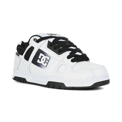 Image of DC shoes STAG Trainers, Women&#039;s, Size: 115, Bwf black white fade