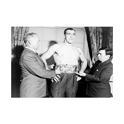 Image of Wee Blue Coo Sport Photo Boxing Primo Carnero Heavyweight Champion Wall Art Print