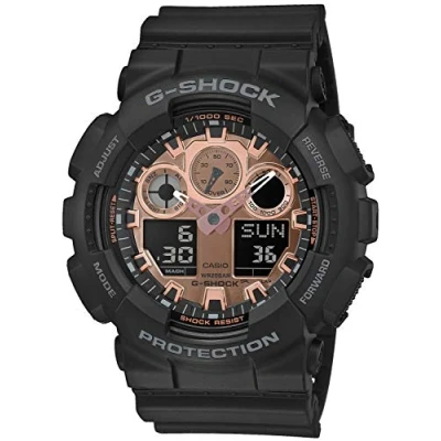 Image of Casio Men Analogue Digital Quartz Watch with Plastic Strap GA 100MMC 1AER