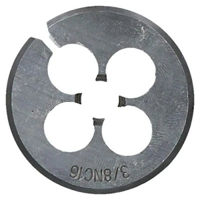 Image of UNC Die Threading Tool 3/8&quot; x 16 Split (38mm) Thread Cutter Tungsten Steel