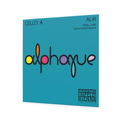 Image of Thomastik Infeld Alphayue Cello strings Nylon core A 1/2