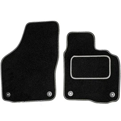 Image of Sakura WW7966GY Carpet Floor Mat, Grey Trim