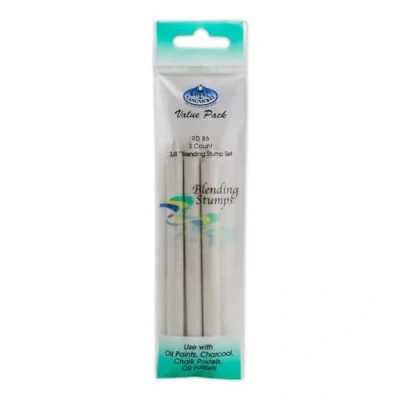 Image of Royal &amp; Langnickel RD86 ROYRD86 Blending Stump 3Pk Med 38 inch, White, Pack of 3