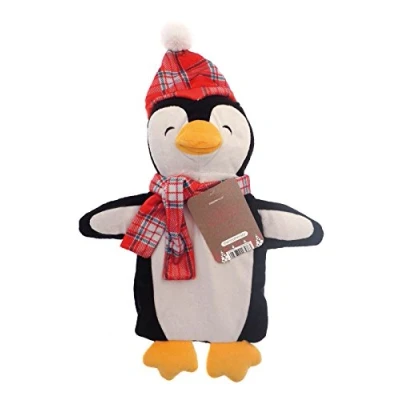 Image of COUNTRY CLUB Winter Warmer Kids 3D Novelty 1L Seasonal Hot Water Bottle, Penguin