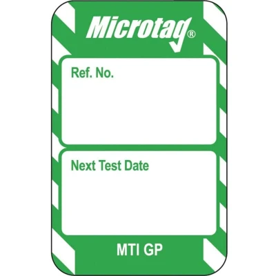 Image of Sitesafe Microtag Green Inserts, Pack of 20