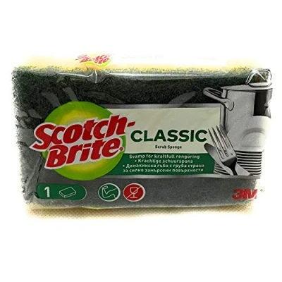 Image of Scotchbrite Classic Scrub Sponge Green