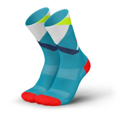 Image of INCYLENCE ULTRALIGHT Running Socks for Men and Women, Breathable Ultra Thin 1 Pair, Strikes Blue Inferno, 35 38