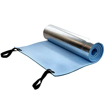 Image of Garden Mile Single Compact Waterproof Roll Up Mattress Thermal Insulated Foam Camping Mat Or Exercise Portable Festival Bed Sleeping Foil Multifunctional Yoga