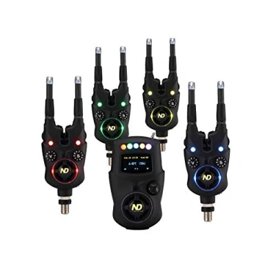 Image of New Direction Tackle Smart Bite Alarm 4+1 (K9s+R9s) Set For Carp Fishing