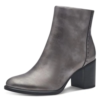 Image of MARCO TOZZI Women&#039;s Bootie Zip and Briefs 2 25391 43 Fashion Boot, Grey (Pewter), 5 UK