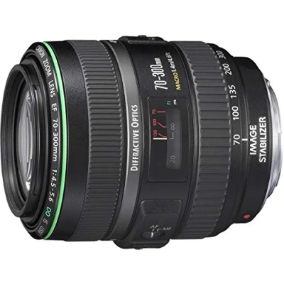 Image of Canon EF Telephoto zoom lens 70 mm 300 f/4.5 5.6 DO IS USM (Renewed)