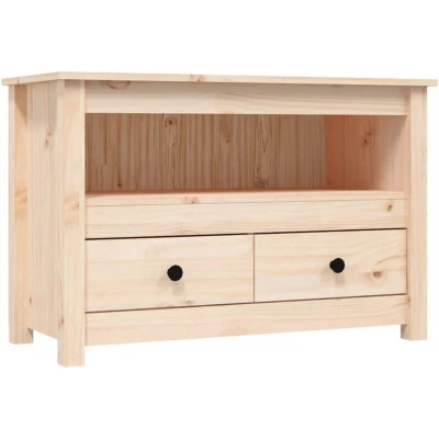 Image of vidaXL TV Cabinet 79x35x52 cm Solid Wood Pine