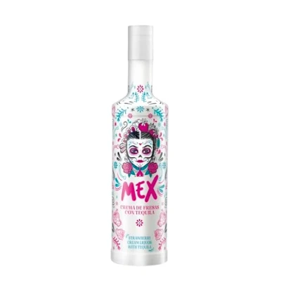 Image of Mex Strawberry Tequila Cream Liqueur, 0.7 l