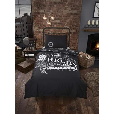 Image of Coco Moon Peaky Blinders Shelby Co Ltd Single Double or King Bed Duvet Bedding Set Genuine Merchandise Gifts (Single)