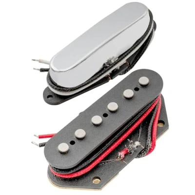 Image of Artec Alnico 5 Standard Neck Bridge Pickups Set for Tele Style Electric Guitar