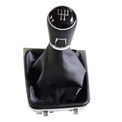 Image of For VW Golf 7 MK7 2013 2014 2015 2016 2017 Car 5 6 Speed MT Gear Shift Knob Stick HandBall Complete Gaiter Boot(5 Speed)