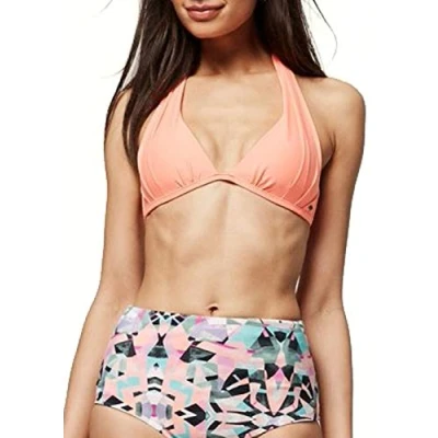 Image of O&#039;Neill Pw Sao Mix Women&#039;s Bikini Top, Womens, 9A8508, Neon Peach, 40C