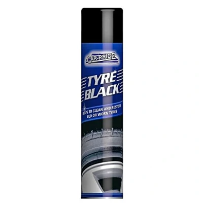 Image of CAR VAN TYRE TYRES BLACK CLEAN CLEANER RESTORER