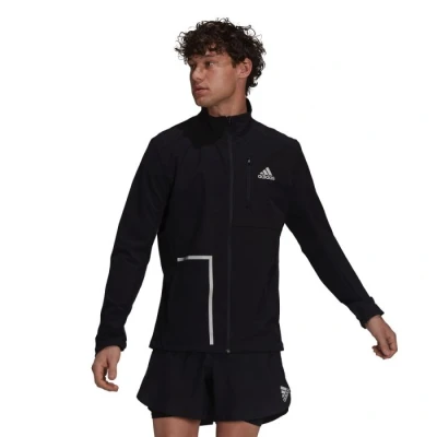 Image of adidas Performance OWN THE RUN Training jacket, Men&#039;s, Size: Small, Black