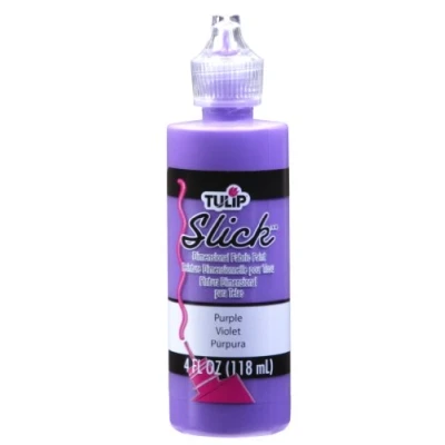 Image of Tulip Dimensional Fabric Paint 4oz Slick Purple, 118 ml (Pack of 1)