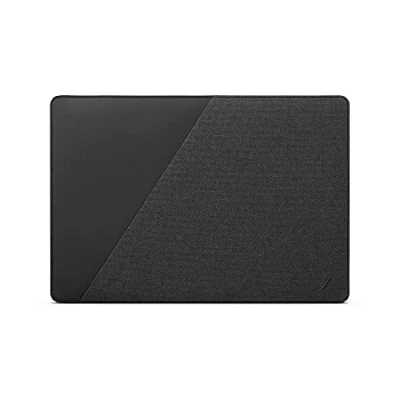 Image of NATIVE UNION Stow Slim for MacBook Pro 13 (2016 2020), Air (Retina) Premium Sleeve with Easy Access Magnetic Closure and Exterior Pocket (Slate)