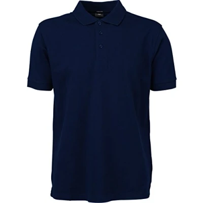 Image of Tee Jays Mens Luxury Stretch Polo Navy Blue M