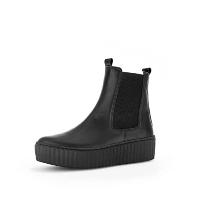 Image of Gabor Women&#039;s Chelsea Boots, Ankle Black (black 01), 4.5 UK