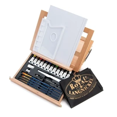 Image of Royal and Langnickel Acrylic Painting Art Easel Set, Blue