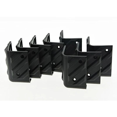 Image of KAISH 8pcs Large Size AMP Amplifier Protector Corner Speaker Corners PA Cabinets Black