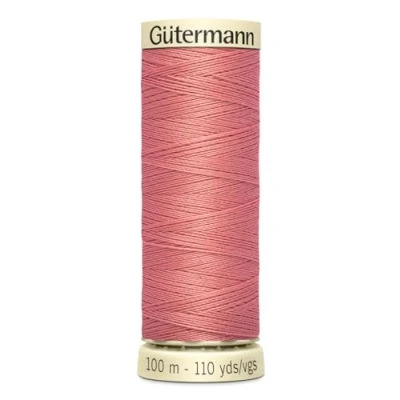 Image of Gutermann Sew All Polyester Thread, 100Mtr, vintage Rose (0080)