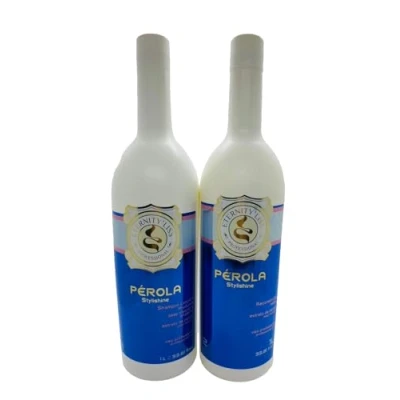 Image of ETERNITY&#039;LISS BRAZILIAN PEROLA HAIR STRAIGHTENER TREATMENT (Shampoo and Keratin)