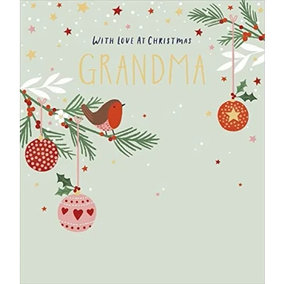Image of Love at Christmas Grandma Special Greeting Card Xmas Cards 670840